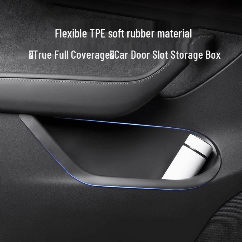 Полная оклейка дверей Tesla Model Y/3 Контейнер для хранения из ТПЭ - Аксессуар для интерьера автомобиля