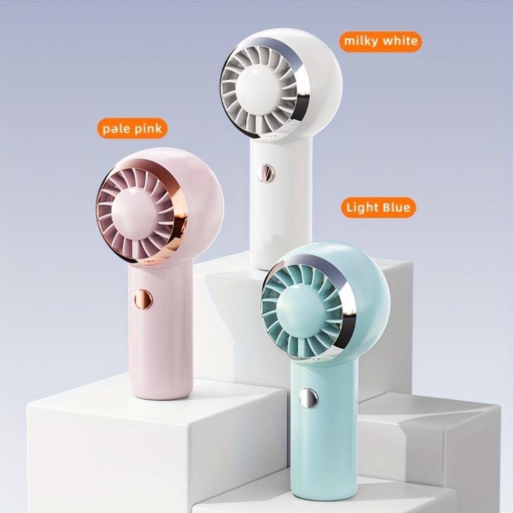 Compact Mini Handheld Fan - Portable, Rechargeable Battery - Ideal for Travel and Outdoor Activities, Portable Fan