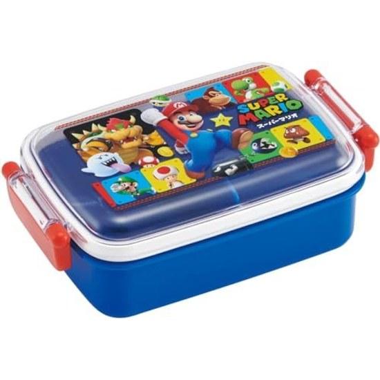 Skater lunch box children 450ml fluffy dome-shaped lid 1 tier made Japan Super Mario 23 boys RBF3ANAG-A