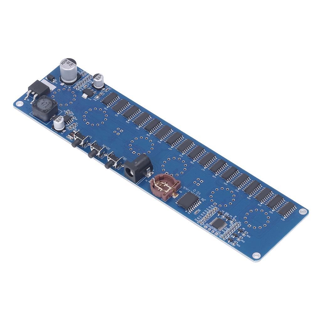 Комплект для самостоятельной сборки ламповых часов Nixie, многоцветный дисплей на 12 и 24 часа, IN14, комплект для сборки светящихся ламповых часов