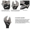 6 Inch / 8 Inch Black Oxide Wrench 45 Steel Open End Wrench Adjustable Wrench  General Maintenance