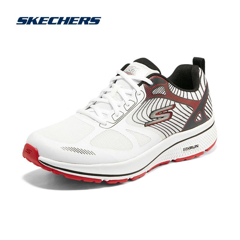Skechers Men's Running Shoes Breathable Mesh Upper Comfortable Cushioning Casual Sneakers