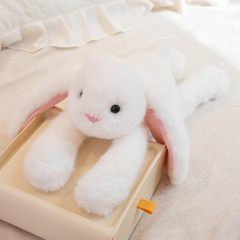 45cm Cute Loppy Eared Rabbit Plush Doll Kawaii Soft Plush Bunny Rabbit Plush Toys Stuffed Animal Pillow Appease Toy Kids Gifts