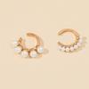 Bohemian No Piercing Crystal Rhinestone Ear Cuff Set Girls Women Wrap Stud Clip Earrings Ear Studs Fashion Women Jewelry