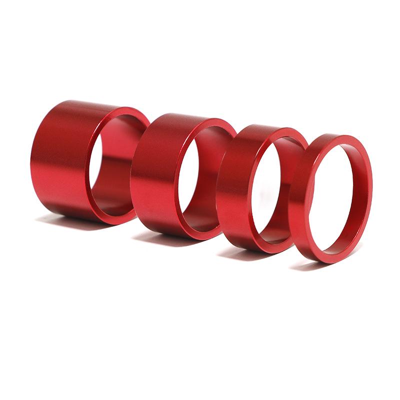 Комплект алюминиевых прокладок для передней вилки велосипеда — в комплект входят прокладки разных цветов и головки