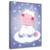 Canvas Print Purple Unicorn
