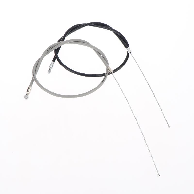 Bicycle Brake Cable Set with Metal Wire Core Easy Installation Front and Rear Tubes 1/2pcs for Enhanced Cycling Safety