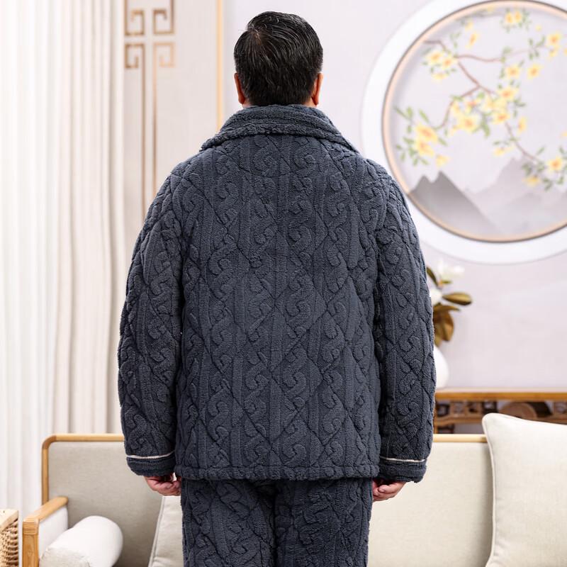 YUZHAOLIN Men's Thermal Winter Pajama Set