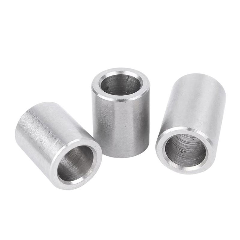 M17 M18 M20 304 Stainless Steel Bushing Steel Sleeve Washer Round Hollow Unthreaded Standoff Spacer Gasket Sleeve Length 5-50mm