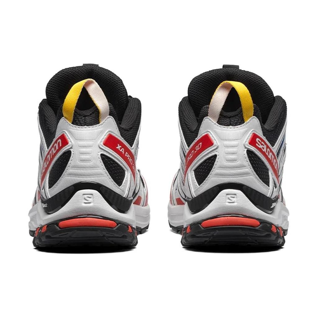 SALOMON XA Pro 3D Racing Outdoor Hiking Fabric Shock Absorption Non-Slip Wear-Resistant Low-Top Running Shoes Unisex Sneaker Black White Red 413430