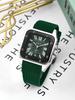 Elite luxury: A limited edition quartz watch with a unique design Square Fasion Business wristwatch for Women