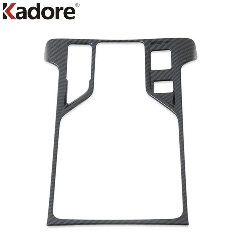 For Subaru Forester SK 2018 Carbon Fiber Car Center Console Gear Shift Box Panel Cover Trim Interior Accessories
