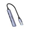 4-портовый USB-хаб BENFEI: 1x 10 Гбит/с USB 3.2 + 3x USB 2.0 - для мыши, клавиатуры, флеш-накопителя, принтера - Совместим с ноутбуком, ПК, Xbox, PS5