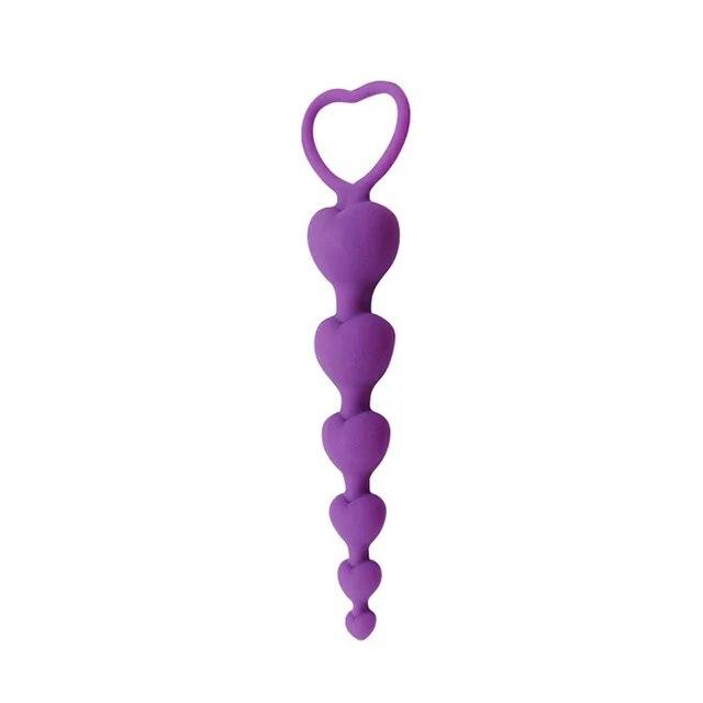 Anal Plug Massager Vaginal Stimulator With Wearable Silicone Anal Beads Female Gay Sex Toys for Men Women Butt Pull Rings Sextoy