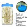 2PCS/1PC Food Grade Mesh Sprout Cover Kit Peanut Sprouting Lid for Mason Jar Bean Sprout Cover Fermentation Strainer Lids