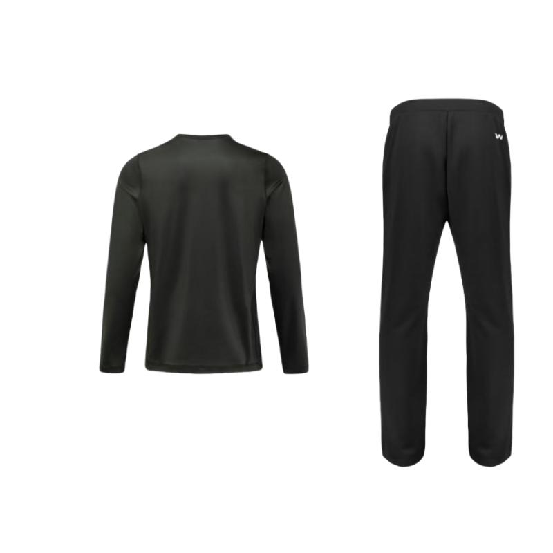 Under Armour Однотонный логотип, круглый вырез, длинный рукав, толстовка и эластичные длинные брюки, повседневный спортивный комплект для мужчин 21500737-001+22600307-011