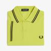 Fred Perry [M3600] Рубашка Fred Perry с двумя полосками - Лимонный/Черный Afpm2613600-84B
