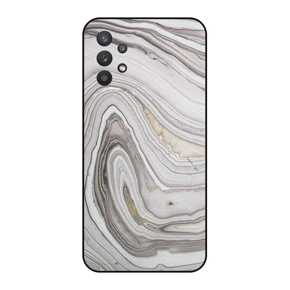 Galaxy A32 5G 6,5 дюйма с текстурированной мраморной прожилкой; Черный Prime Довольно водонепроницаемый мягкий чехол для мужского мобильного чехла Galaxy A32 4G