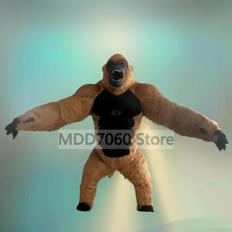 Kong Inflatable Mascot Costume Event Celebration Role-Playing Funny Set Gorilla Inflatable Costume