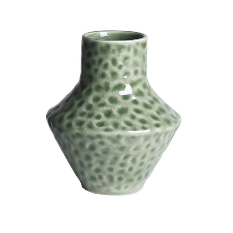 Artisanal Textured Ceramics Flower Arrangement Vases Organic Imperfects Design for Modern Styling
