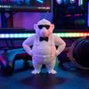 Солнцезащитные очки Горилла Коллекционная фигурка 3D-печать Забавная Крутая Статуэтка Обезьяны Новинка Животное Настольное украшение для Дома Офиса