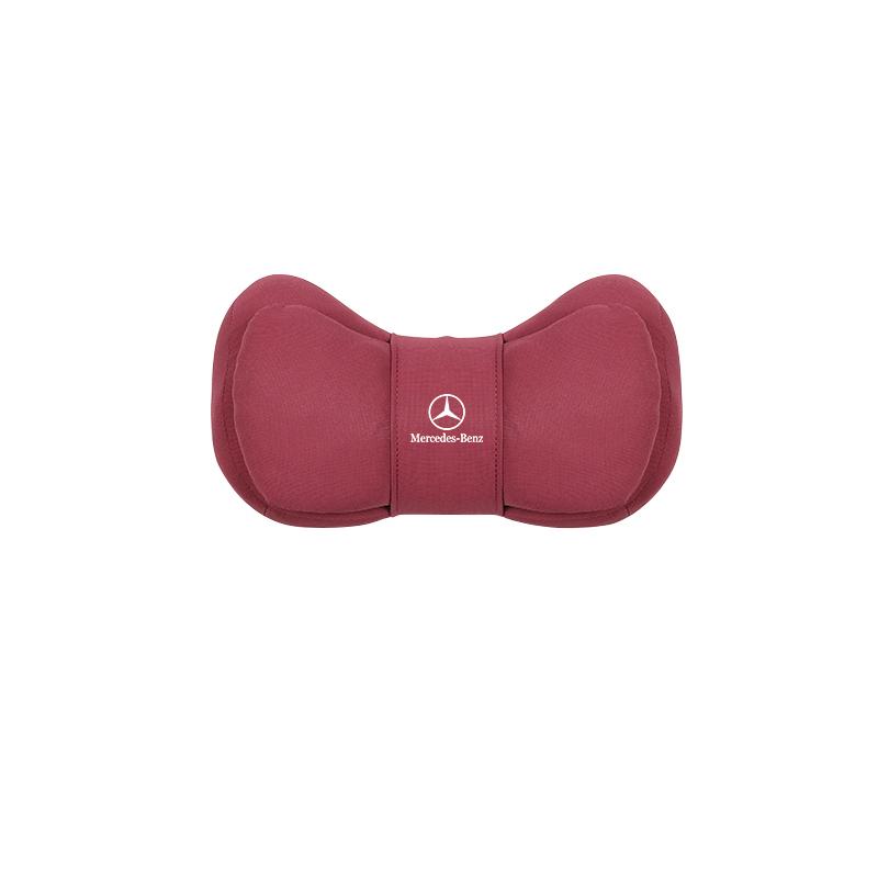 Car Soft Fabric Headrest Lumbar Support Decoration Auto Valve Cap For Mercedes Benz W205 C300 W203 W206 W108 W124 W126 W140 W168 ll1