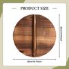 Ergonomic Wooden Lid Kitchen Tool for Pots And Pans Lightweight Anti-scalding with Large Sturdy