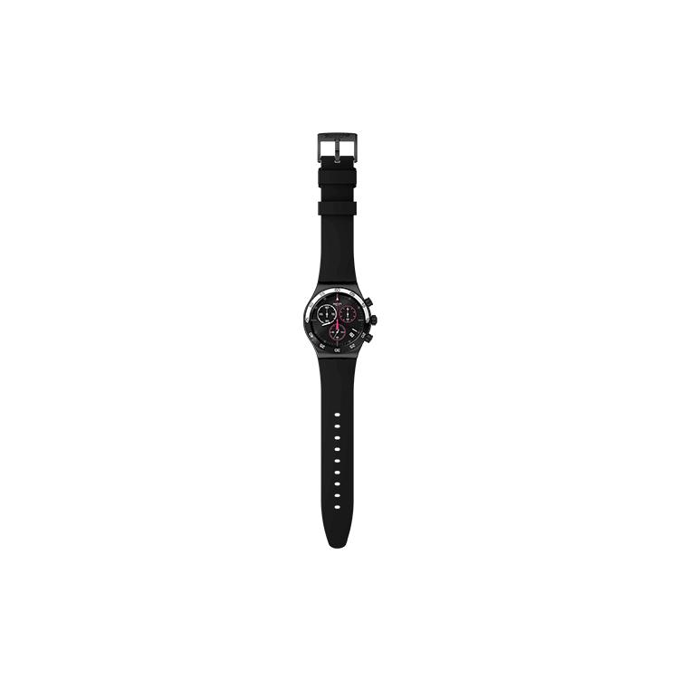 Swatch Унисекс Черные Часы YVB413 YVB413