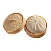 1/2/3/4Pcs Stress Relief Steamed Bun Toy with Steamer Simulation Stuffed Bun Squeeze Sensory Toy Soft TPR