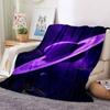 Outer Space Galaxy Theme Flannel Blanket Solar System Throw Blanket Outer Space Blanket Design for Sofa Bed Room Decor Gift