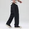Повседневные брюки из лиоцелла Tencel мужские летние прохладные из ледяного шелка свободные прямые брюки с драпировкой