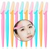 15pcs Simple Portable Shaver Dermaplaning Beauty Tool Eyebrow Repair Razor Facial Trimmer Woman