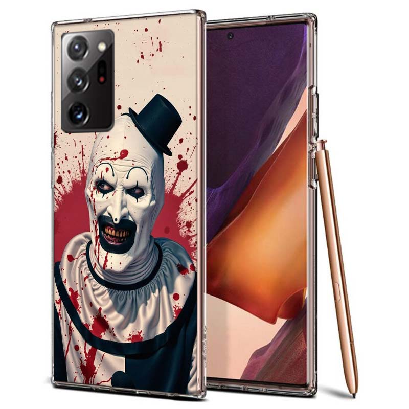 Horror Movie Terrifier Phone Case for Samsung A55 A35 A25 A15 A07 A05S A16 A17 A26 A36 A37 A56 A57 Galaxy Note 20 10 A50S A71 A5