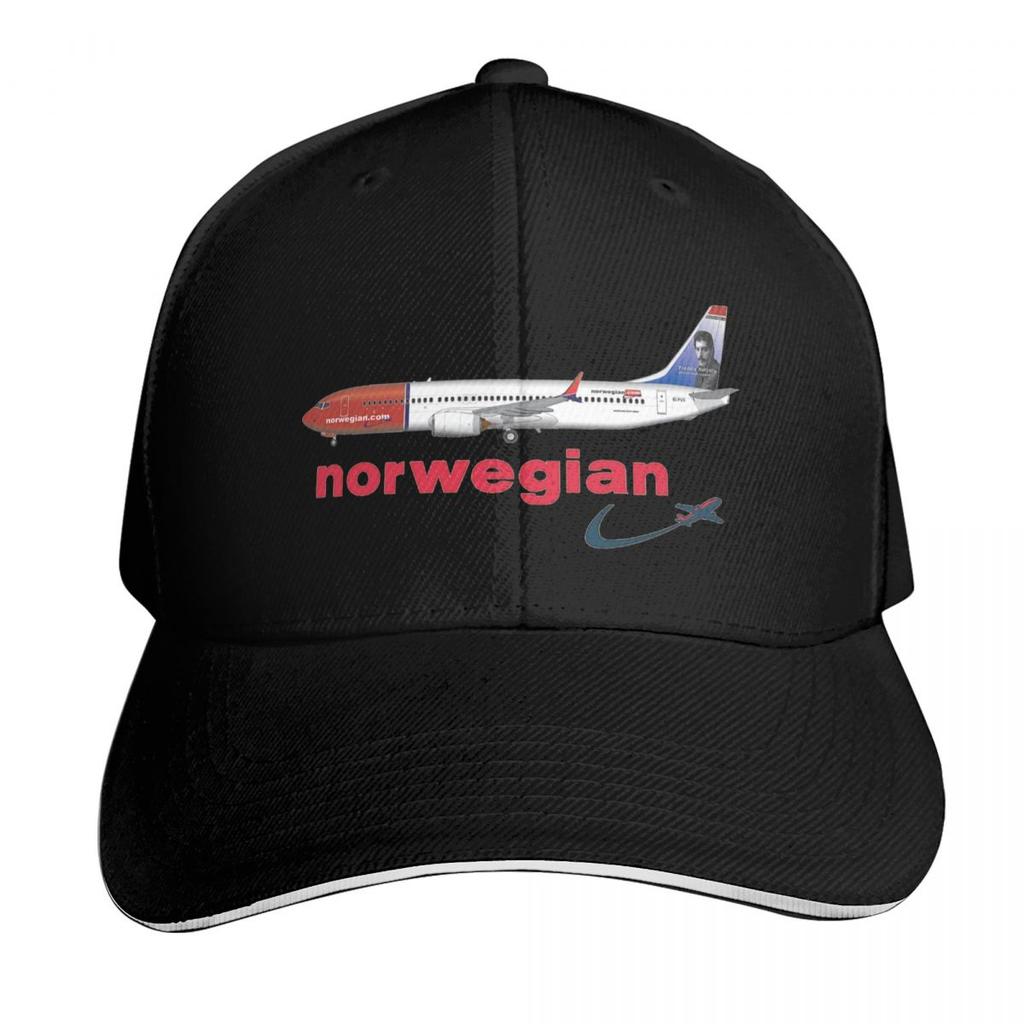 Norway Airline Design Baseball Cap funny hat Hip Hop golf hat genuine Brand Unisex cap GirlS Hats Unisexs