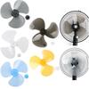 Three Leaves Household Fan Blade with Nut Cover Fan Blades for Standing Pedestal Fan Table Fanner General Accessories Fans