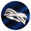 Кольцо Cross Light Luxury, Изысканное холодное модное кольцо с японским индексом, Персонализированное кольцо для интернет-знаменитости, женское