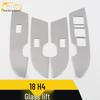 Compatible H4 Model Power Window Decor Frame & Armrest Switch Panel Cover Car Accessories.