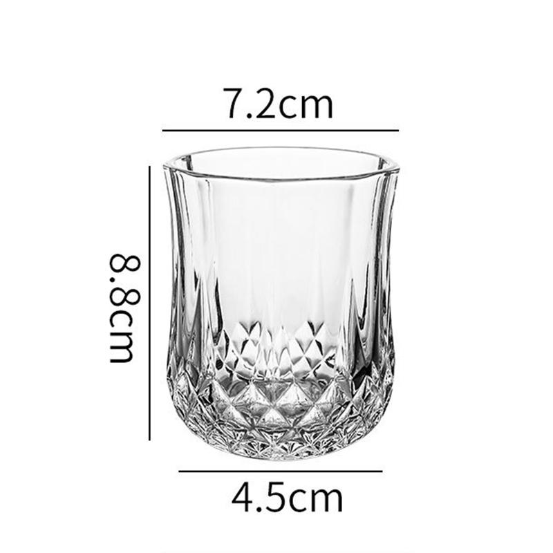 85 мл/215 мл/310 мл/250 мл/360 мл Бокал Коллинз Стаканы для виски Дно с ромбовидным рельефом Чашка для напитков Бытовая Tazas Кофейная посуда Посуда для напитков