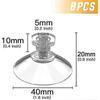 Suction Cup 40mm, 8 Pcs Suction Cups M5 Threads Stainless Steel, Suction Cups - Pjun