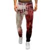 Men's Halloween Print Trousers Men's Casual Sports Trousers With Drawstring