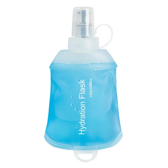 TPU Collapsible Soft Water Bottle Flask Food Grade BPA Free Leakproof Foldable Outdoor Sports Hydration Bottle