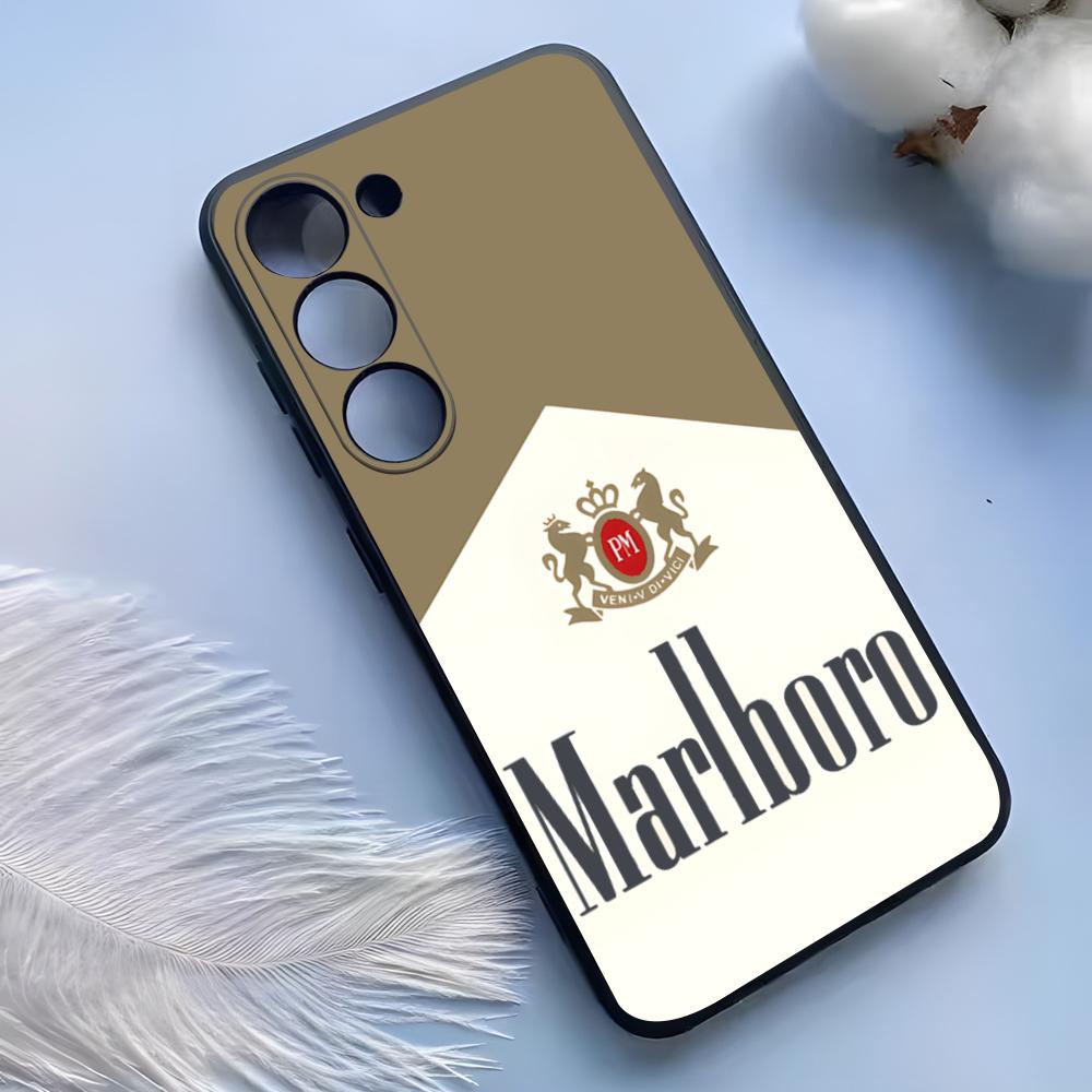 Чехол для телефона Cigarette-M-Marlboross для Samsung S25 Ultra S24 S23 S22 S21 S20 Plus Fe Galaxy A54 A53 A34 A25 Силиконовый чехол