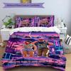 3pcs Game Grand Theft Auto pattern bedding set duvet cover set includes duvet cover &pillowcases, perfect all season bedroom decoration & gift