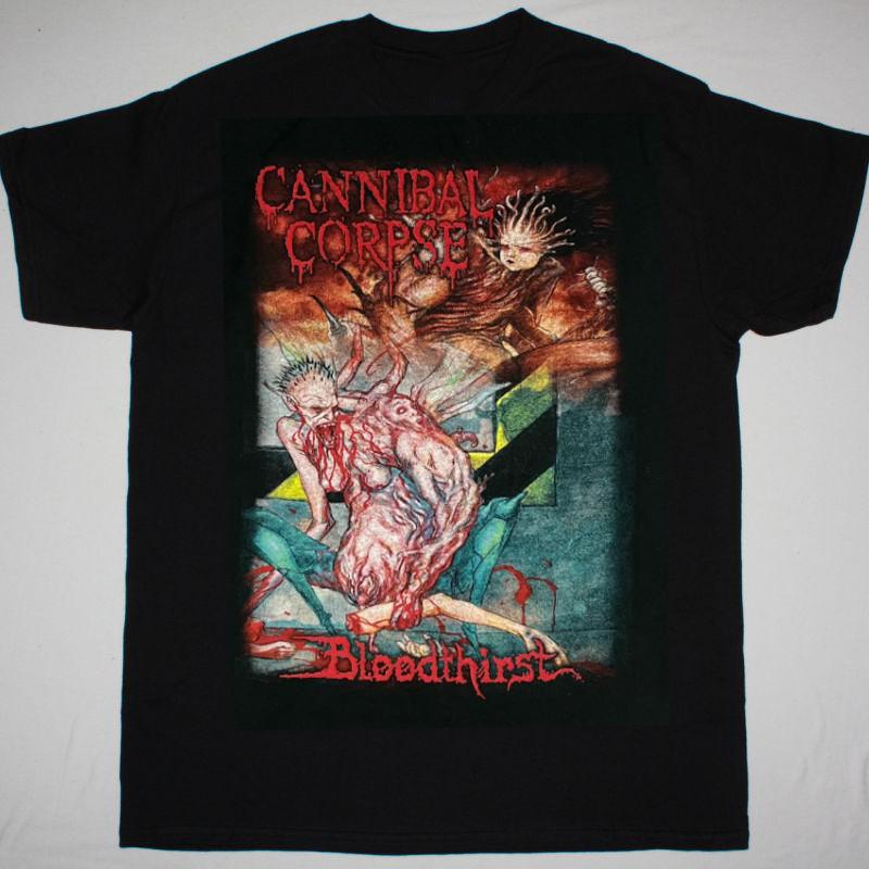 Cannibal Corpse Bloodthirst Футболка с коротким рукавом Унисекс Все размеры Унисекс Футболка