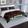 Dark Dragon Duvet Cover Soft Bedding Set For Bedroomdorm Personalized Name Threepiece Set 1 Duvet Cover And 2 Pillowcases Perfect Gift For All Seasons