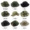 New Tactical Camo Boonie Hat Army Outdoor Wide Brim Sun Hat Fishing Bucket Hat for Hiking