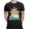 Funny Vintage Movie The Flintstone Cartoon Anime T Shirt Men Women 100% Cotton Tee Shirt Gift Idea Clothes