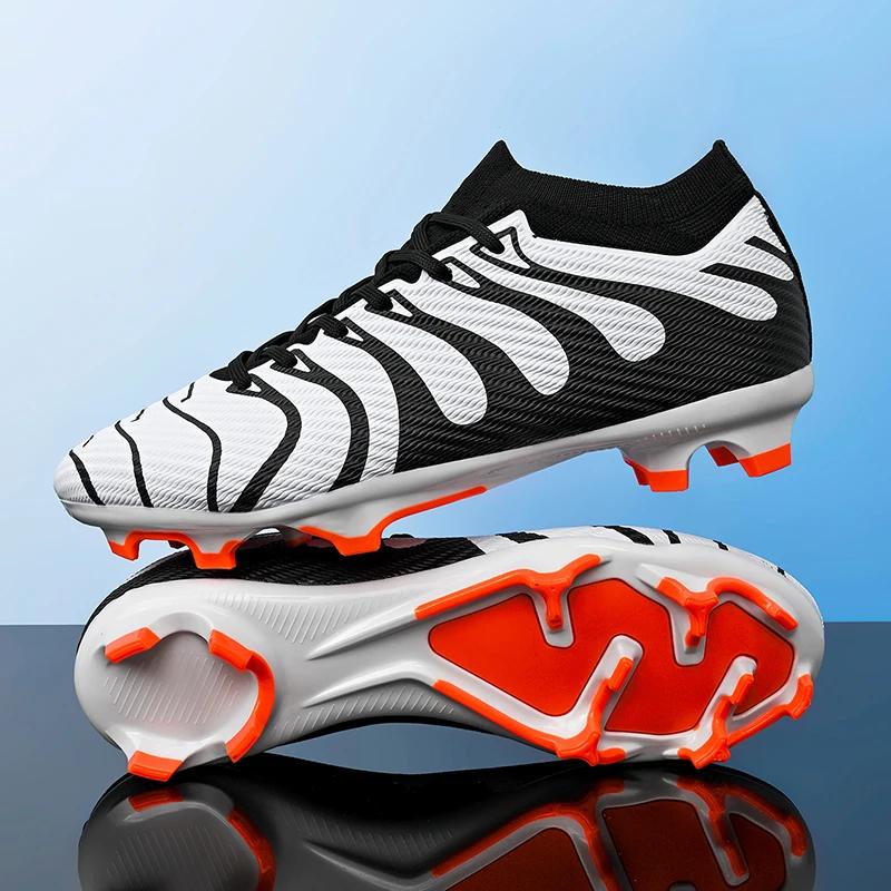 2024 Мужские футбольные бутсы большого размера Сверхлегкие футбольные бутсы для мальчиков Кроссовки Нескользящие футбольные бутсы AG/TF Ботильоны унисекс