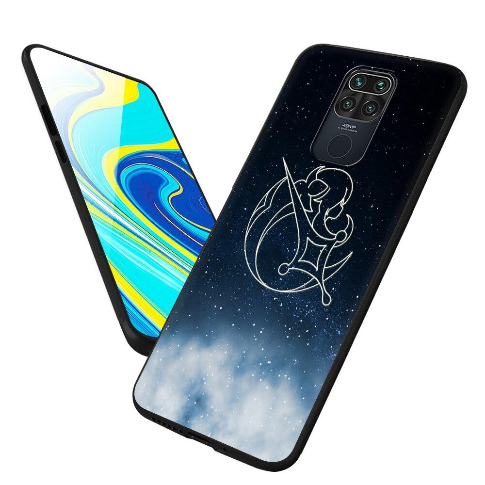 Аниме genshin Impact Constellation eula для Xiaomi Redmi Note 9S 9 8 7 10 Pro 8T 9C 9A 8A K40 Мягкий чехол для телефона из ТПУ черный чехол