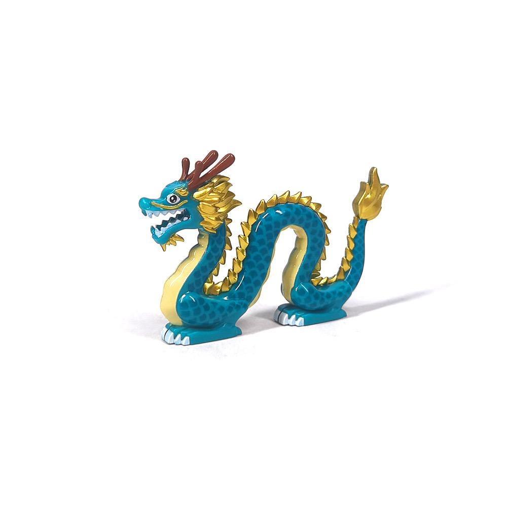 Single Sell Medieval Knight War Horses Wolves Tiger Bears Deer Dragon Animal Decorative Toy Moc Building Block Rope Saddles K039